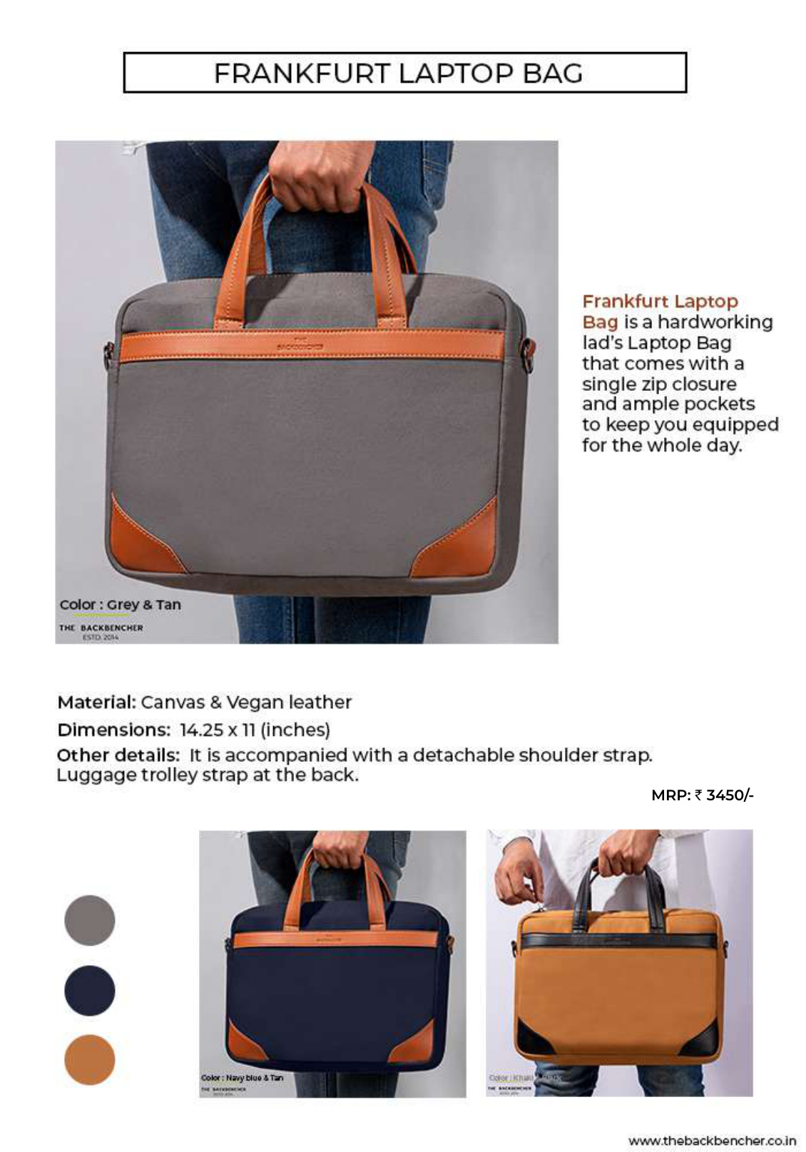 CGB-2026-TBB-FRANKFURT LAPTOP BAG CGB -2026-BACK BENCHER-038 - Image 1
