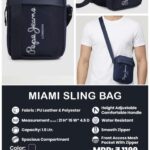 CGB-2026-PEPE JEANS-MIAMI SLING BAG NAVY