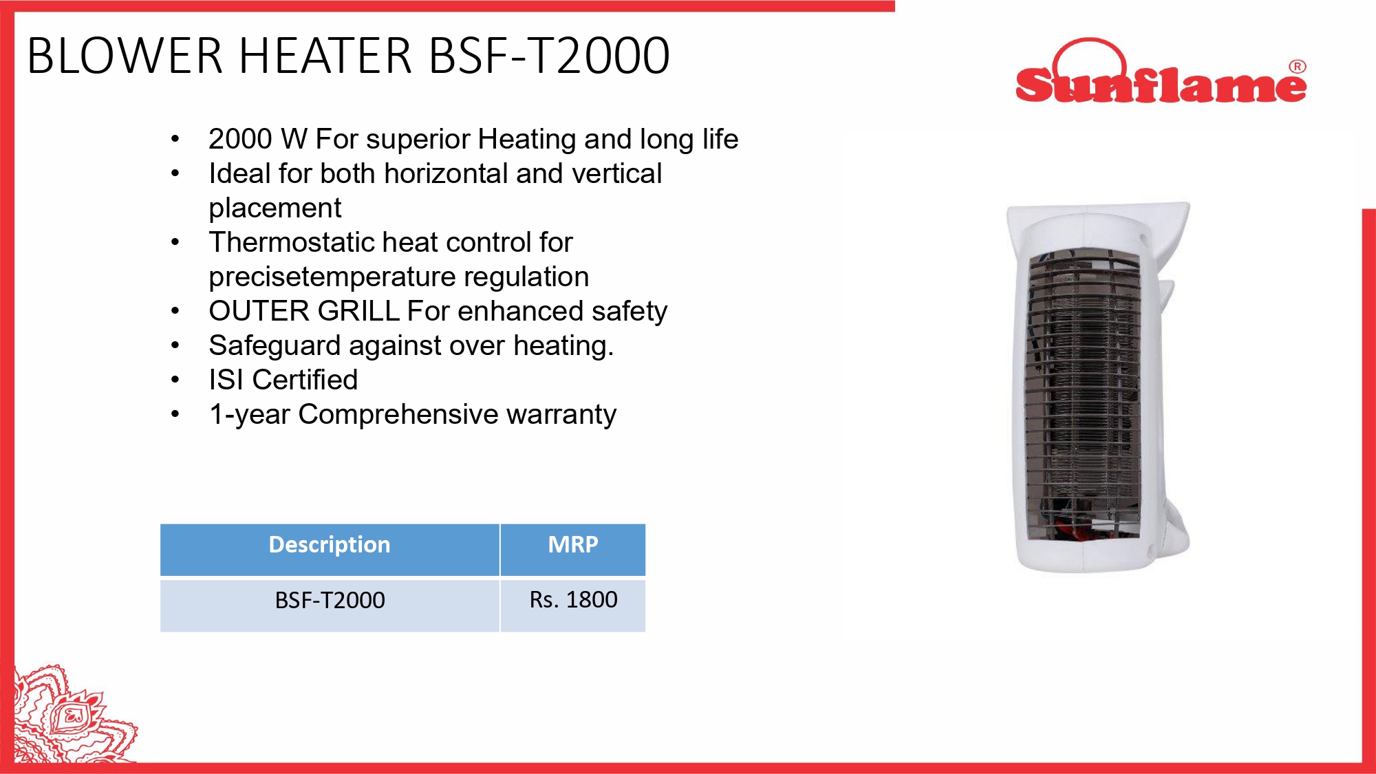 CGB3723 CGB-2026-SUNFLAME-02 - Image 1