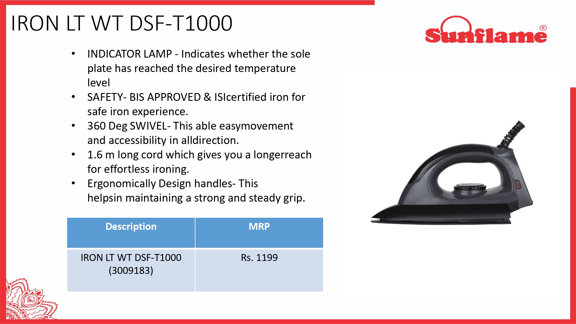 CGB3760 CGB-2026-SUNFLAME-39 - Image 1