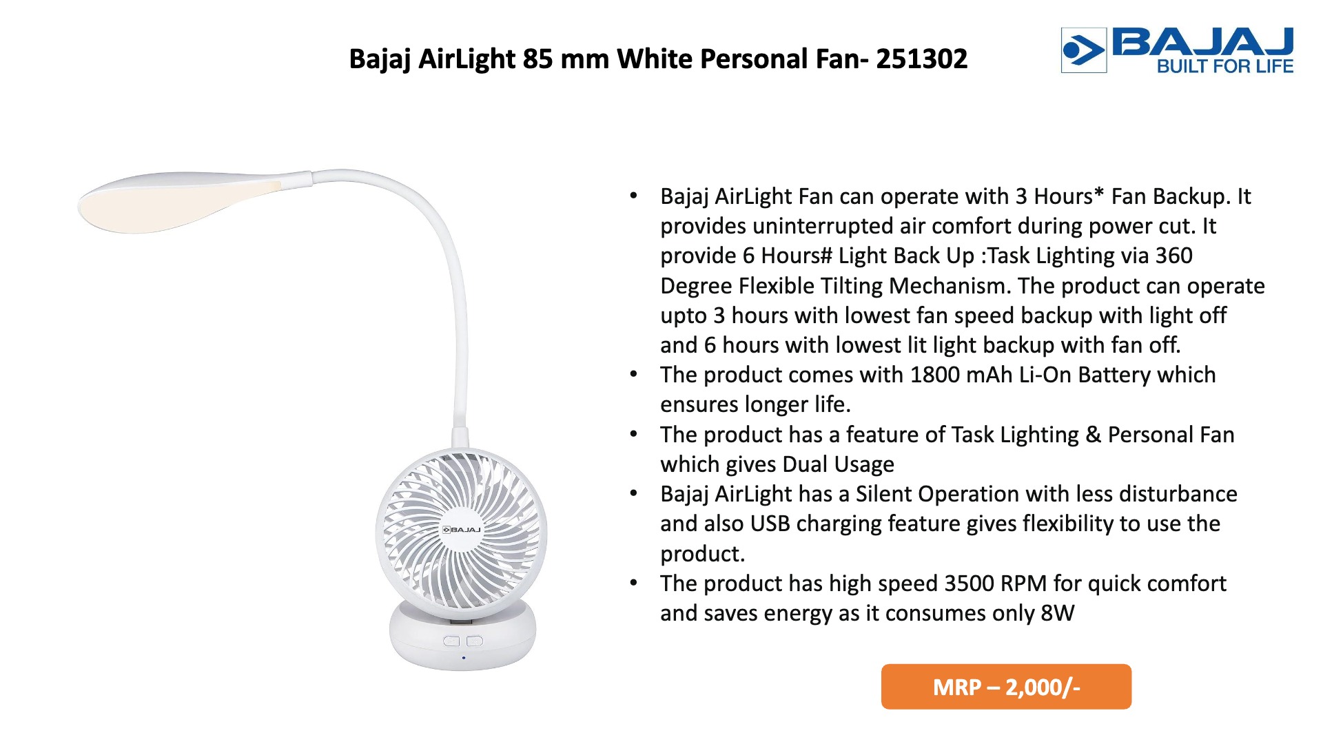 CGB872 CGB-2026-BAJAJ-246 - Image 1